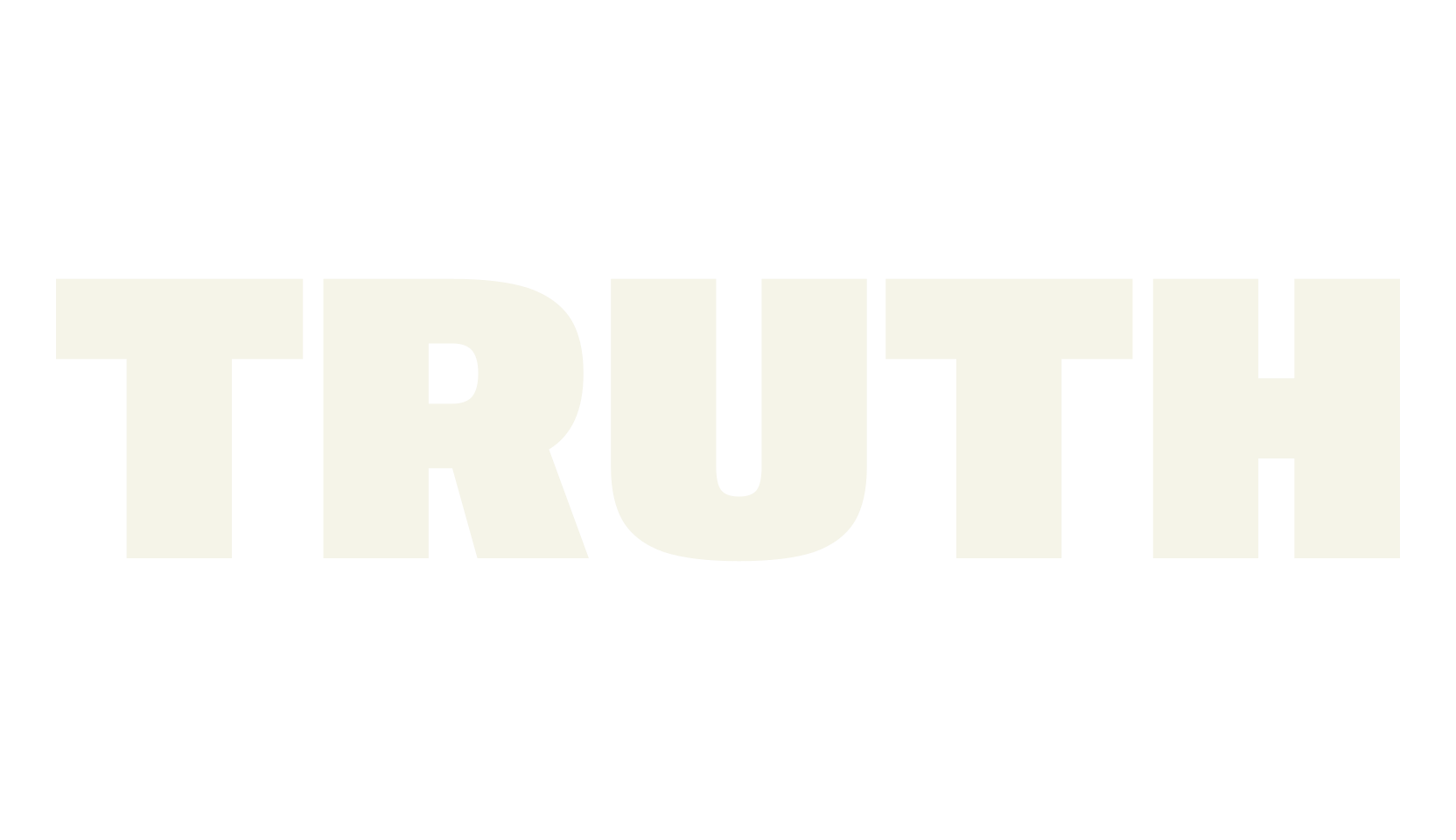 Truth, thick font preview
