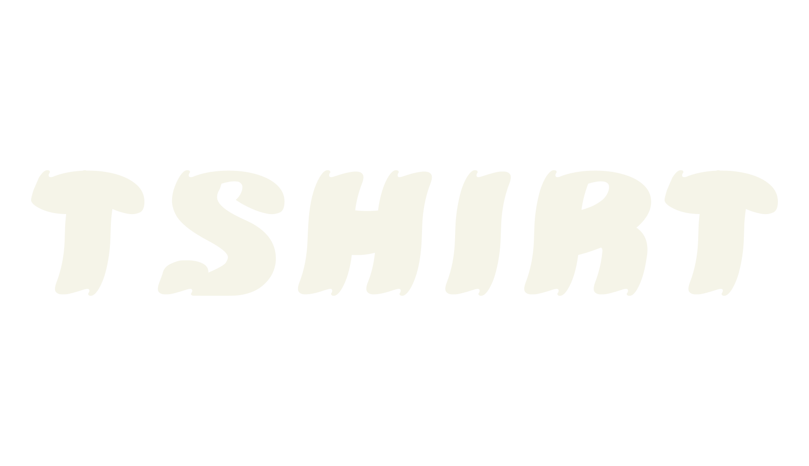 TSHIRT, display market font preview