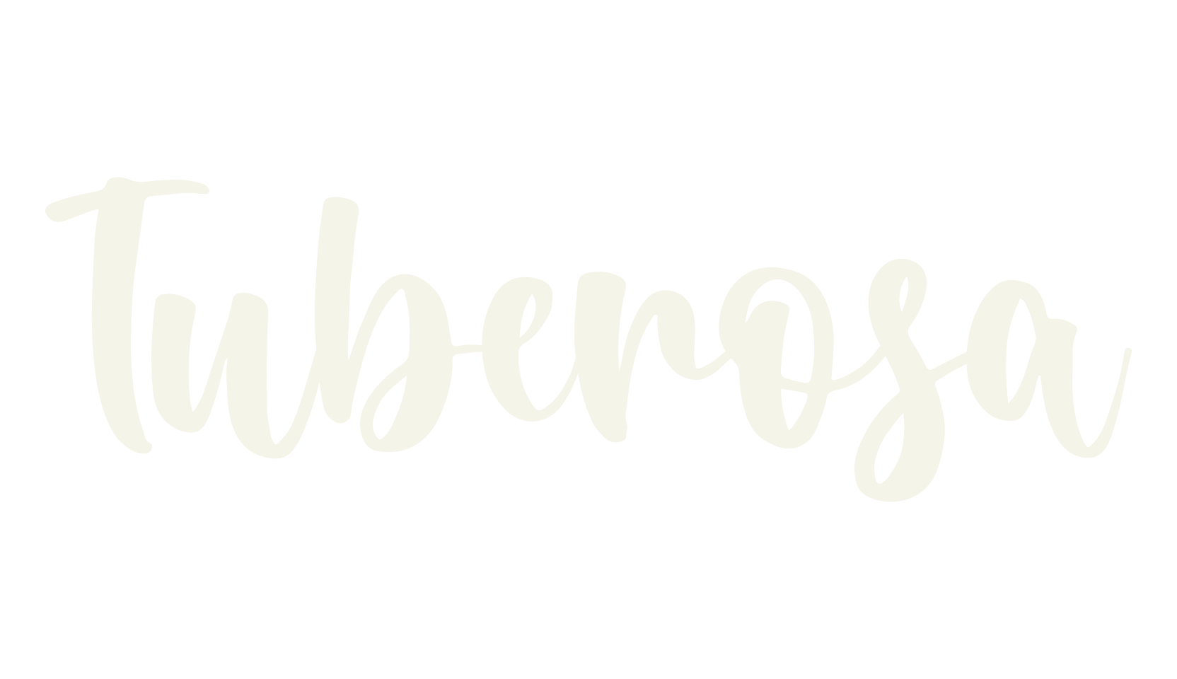 Tuberosa, lettering font preview