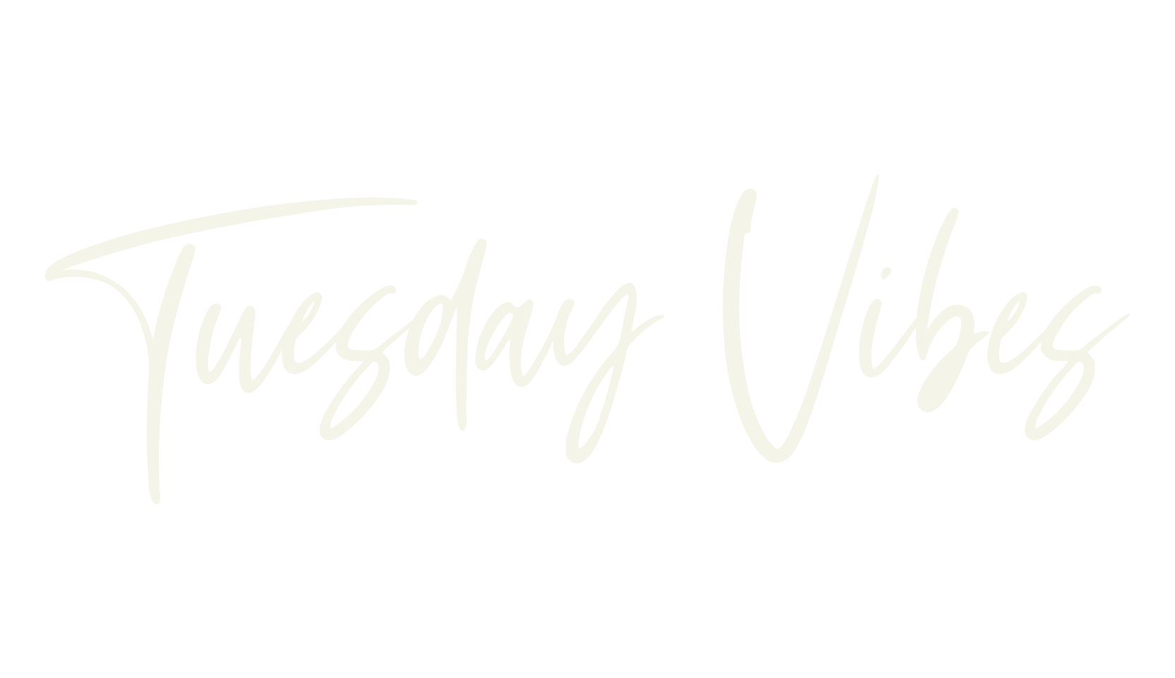 Tuesday Vibes, signature font preview