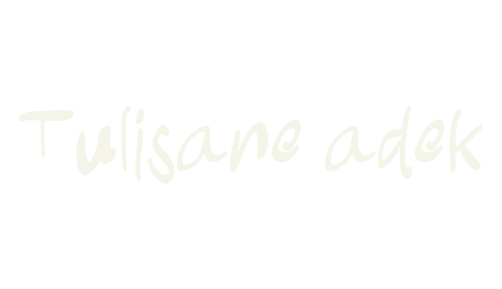 Tulisane adek, graffiti font preview