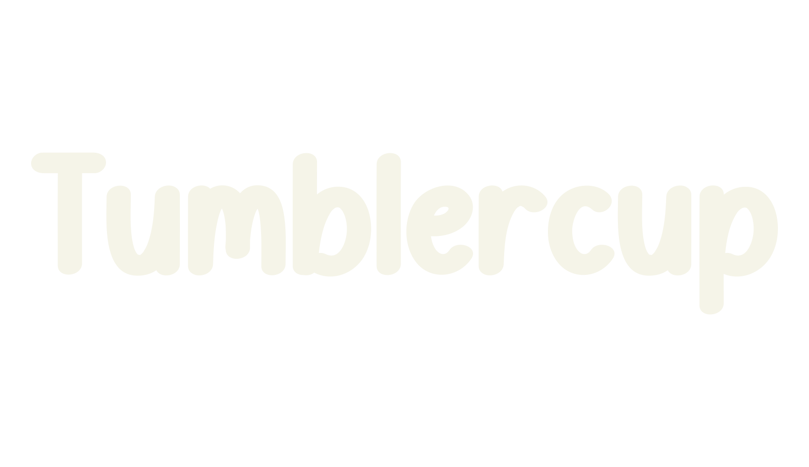 Tumblercup, script font preview