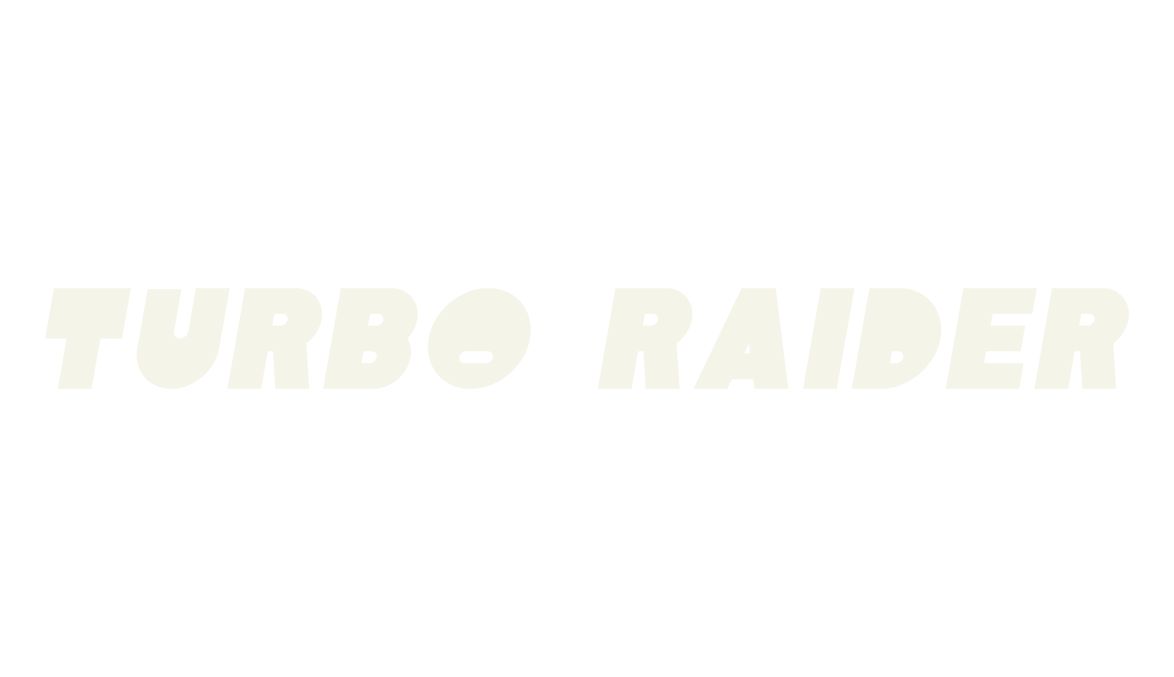 Turbo Raider, racing font preview