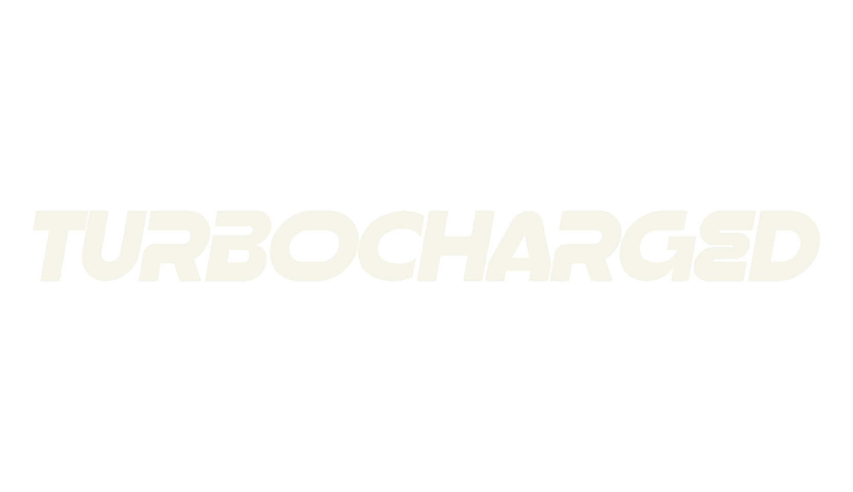 Turbocharged, racing font preview