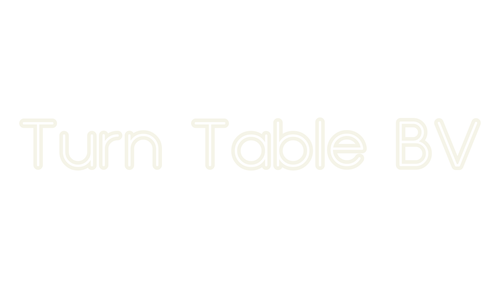Turn Table BV, sans font preview