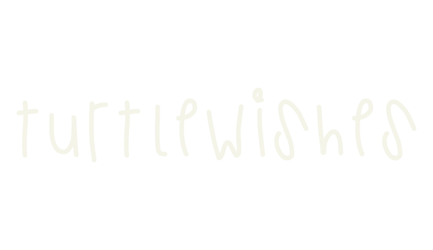 TurtleWishes, handwritten font preview