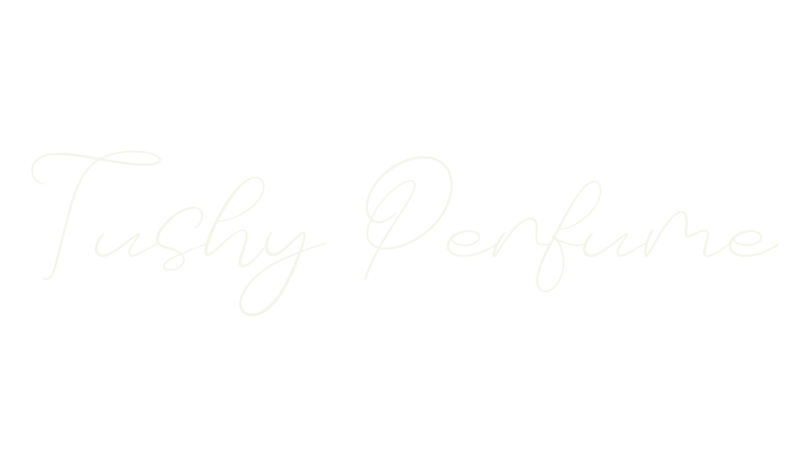 Tushy Perfume, digital font preview