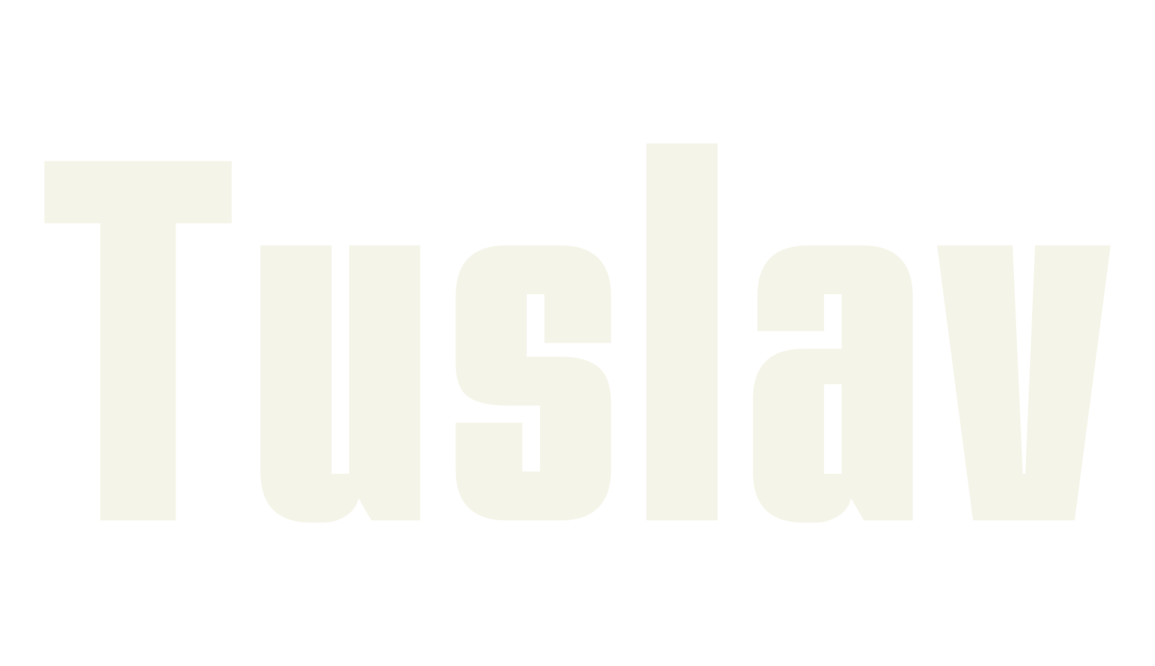 Tuslav, condensed font preview