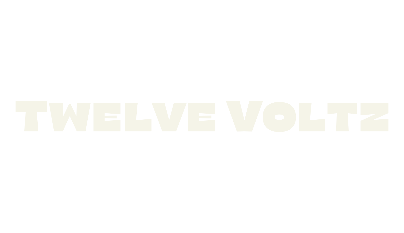 Twelve Voltz, fancy font preview