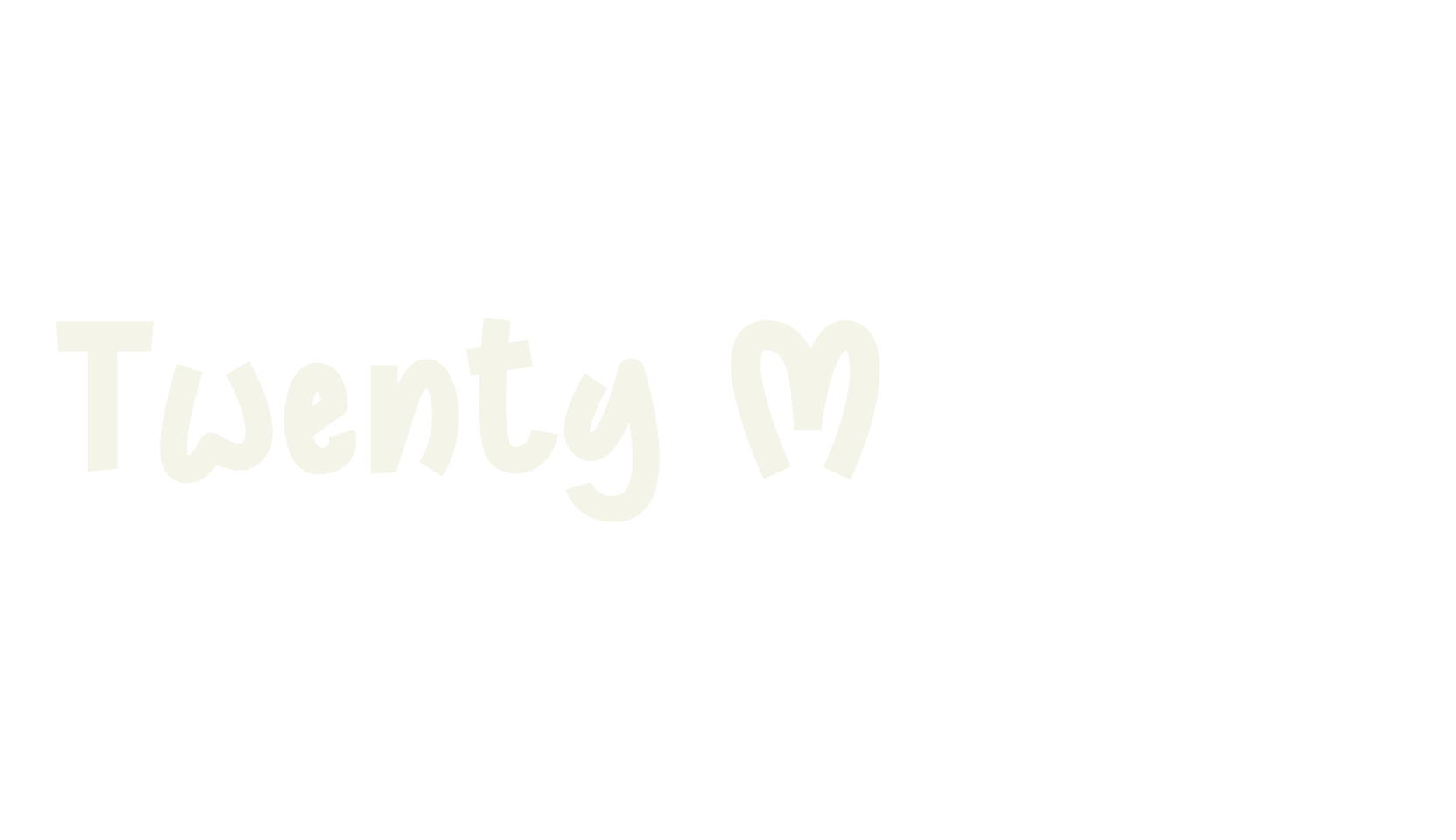 Twenty Minutes, handwriting font preview