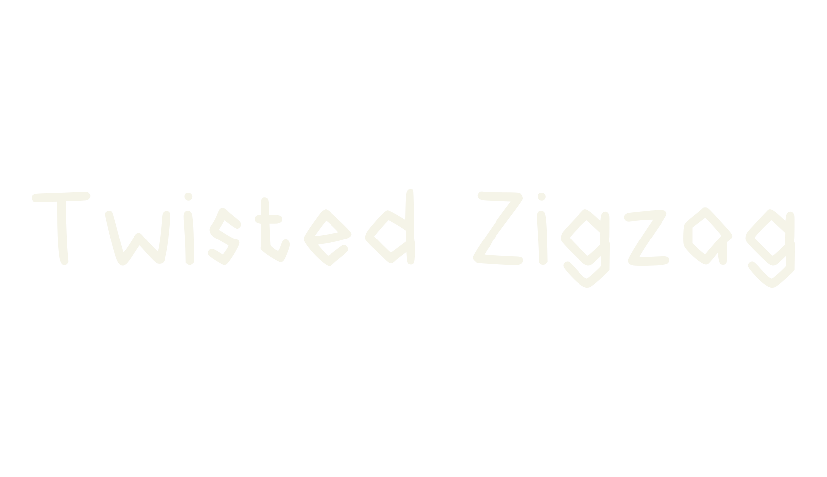 Twisted Zigzag, old english font preview