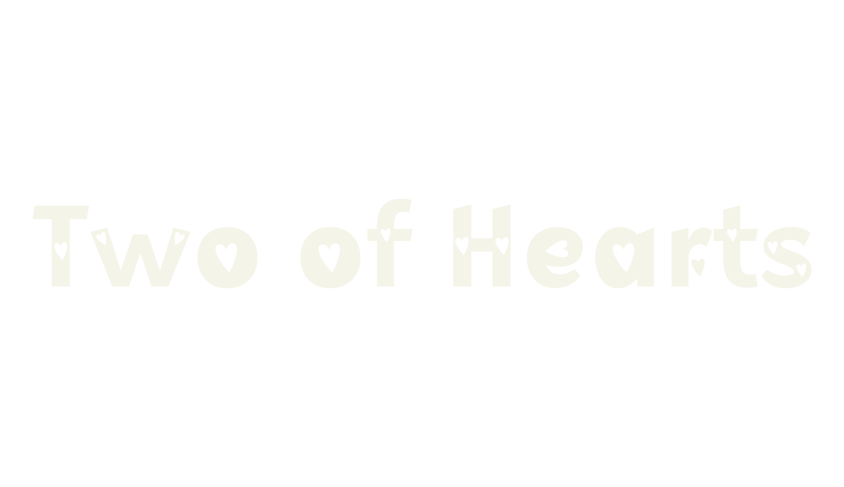 Two of Hearts, sans font preview