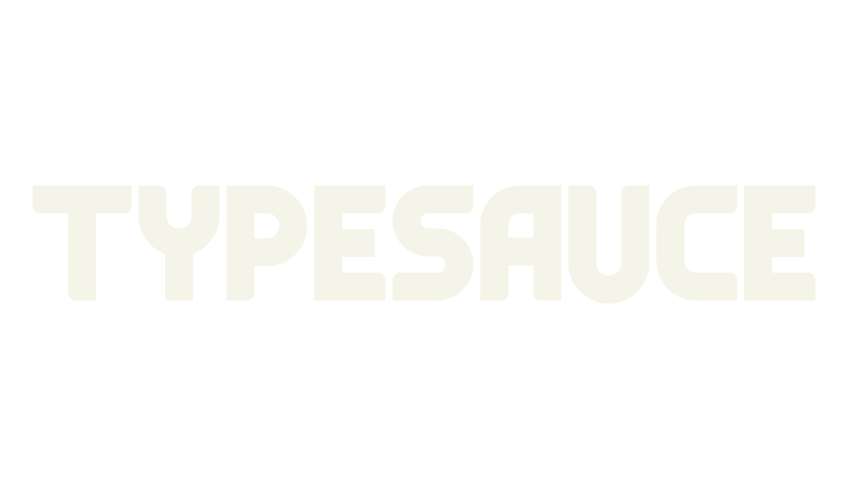 Typesauce, sans serif font preview