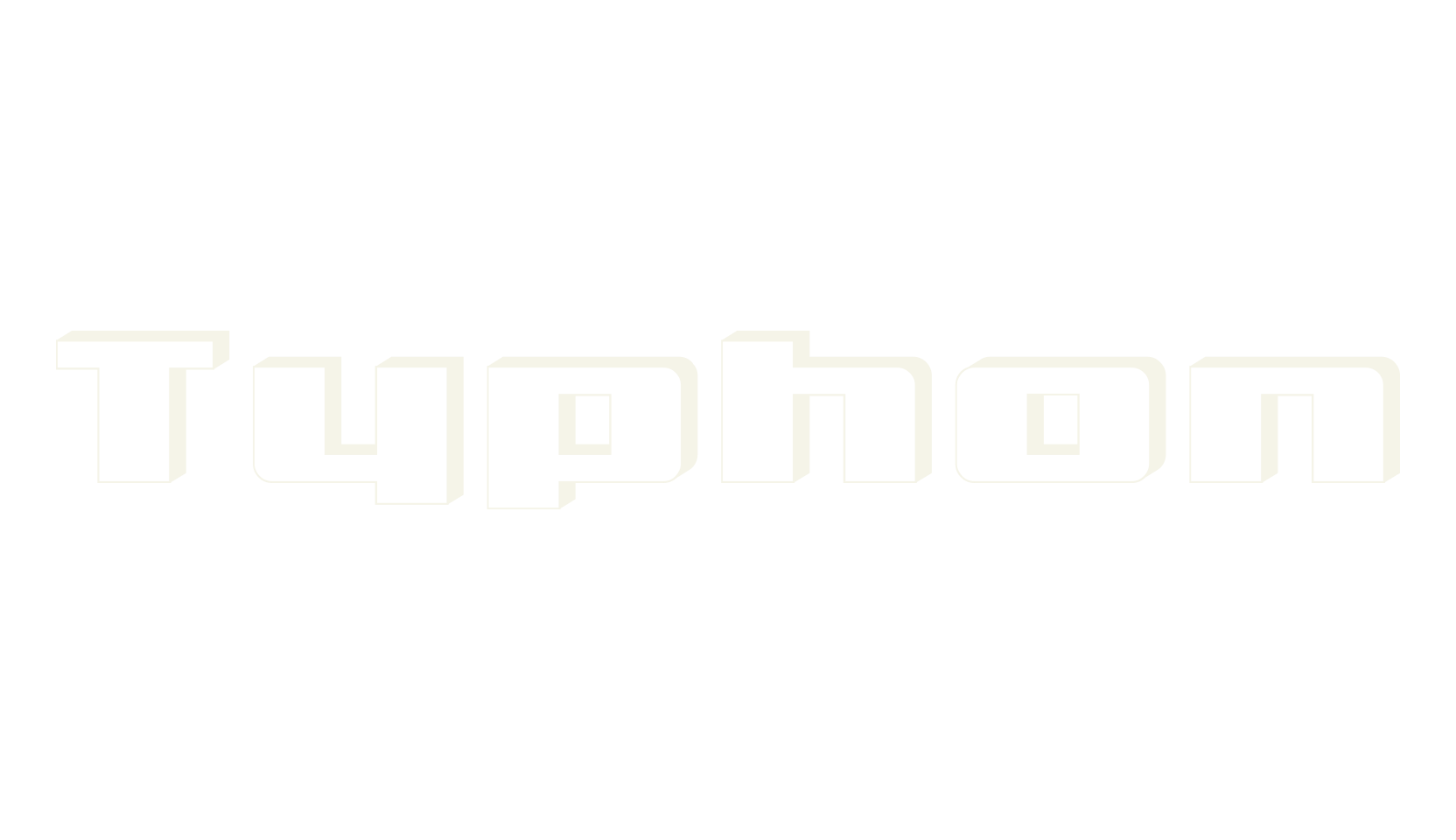 Typhon, 3d font preview