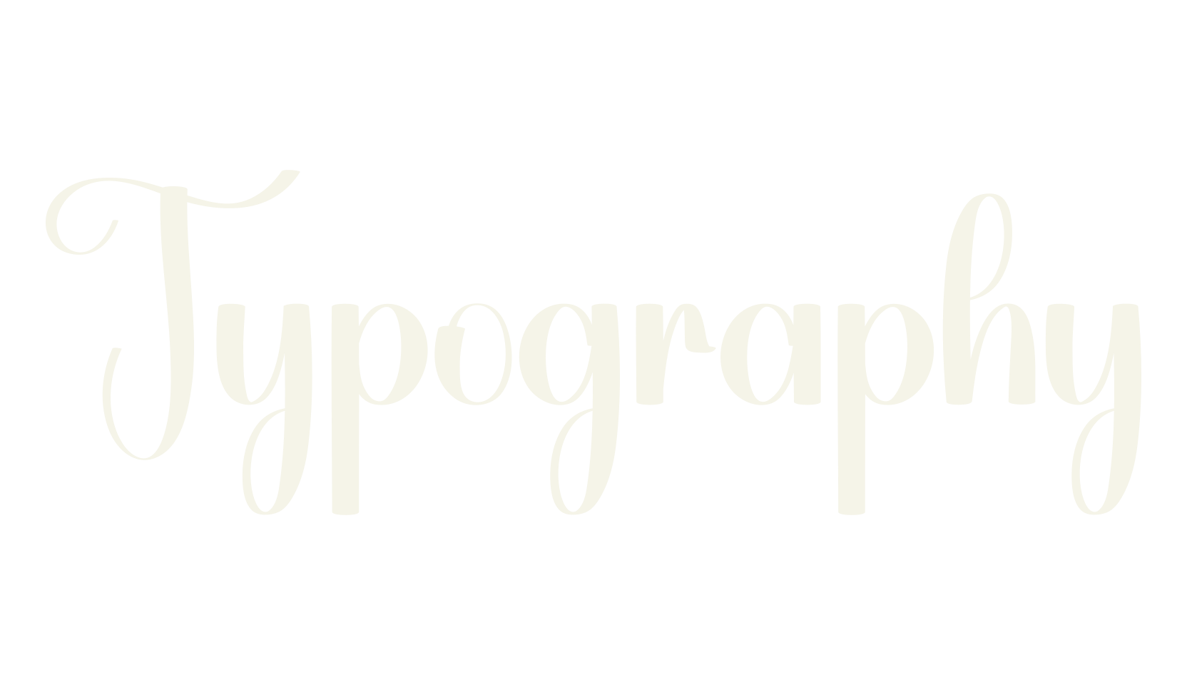 Typography, alphabet font preview
