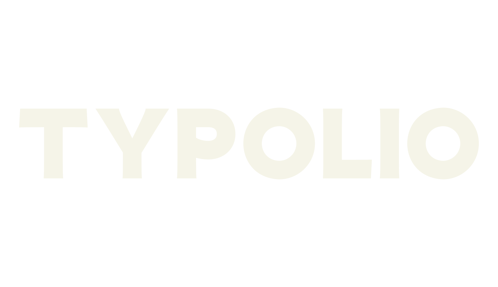 Typolio, sans serif font preview