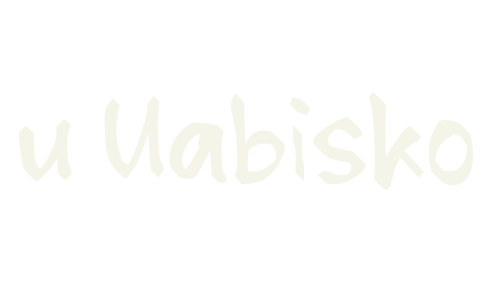 u Uabisko, fashion sign font preview