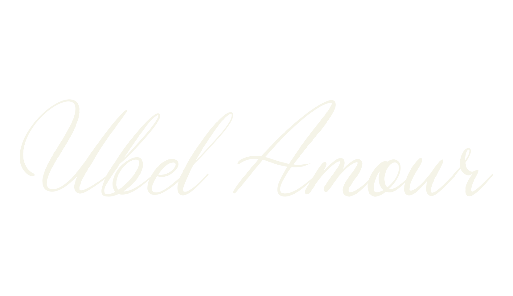 Ubel Amour, cursive font preview