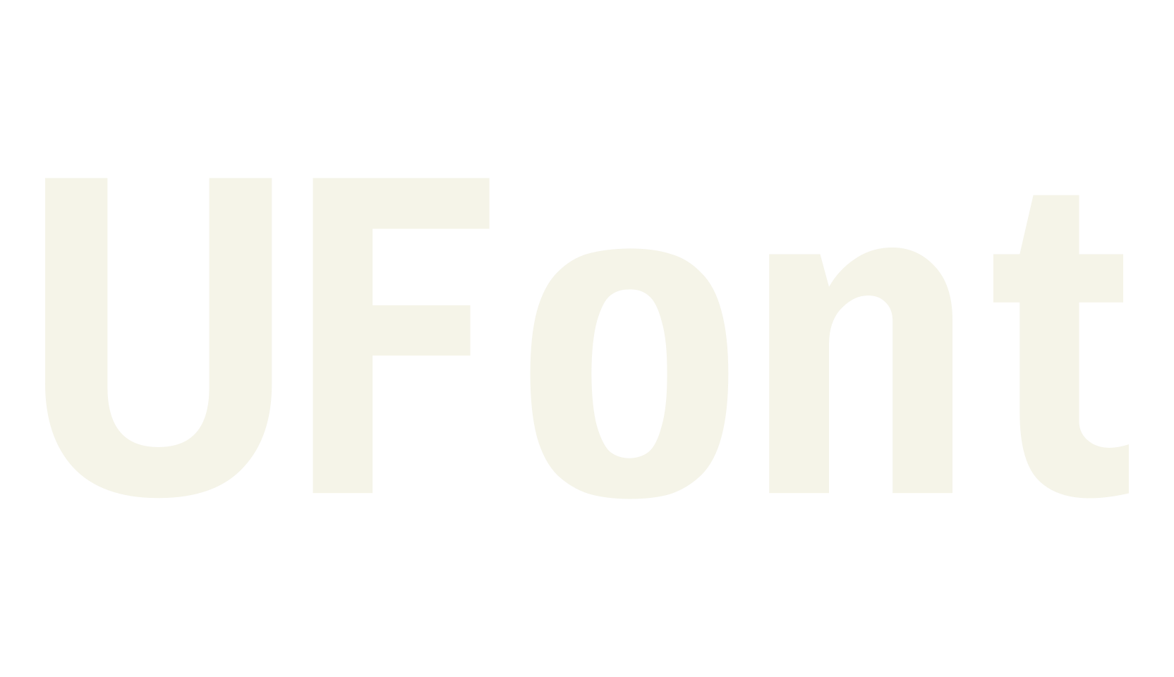 UFont, sans serif font preview