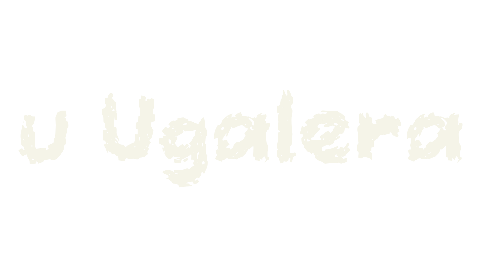 u Ugalera, display market font preview