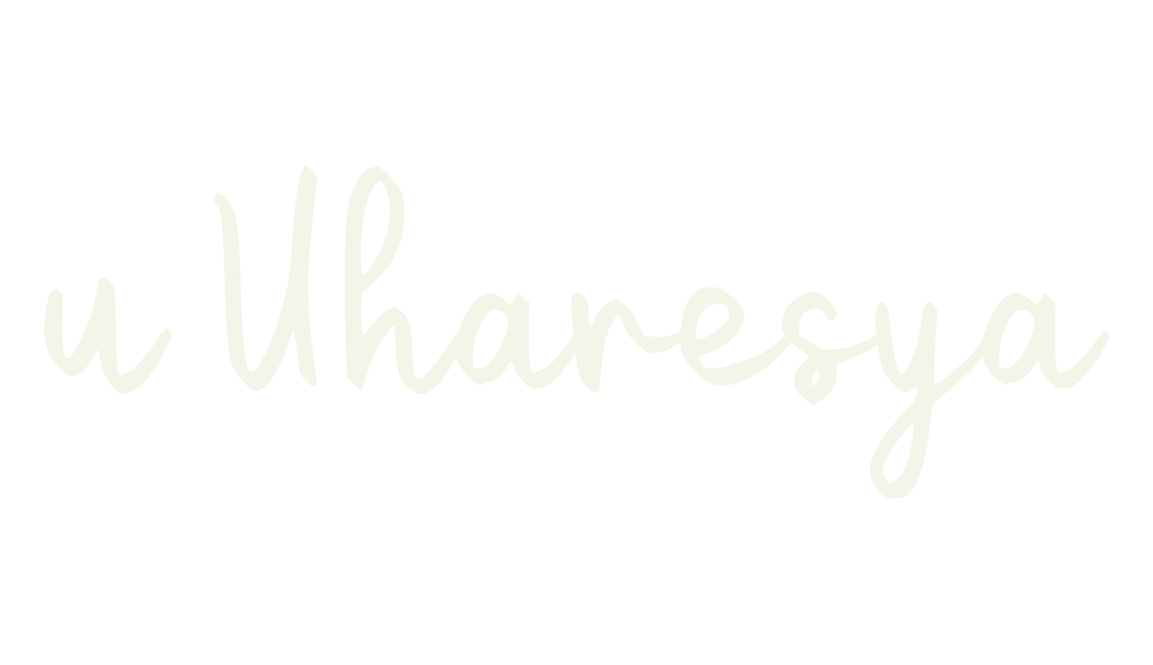 u Uharesya, fashion script font preview