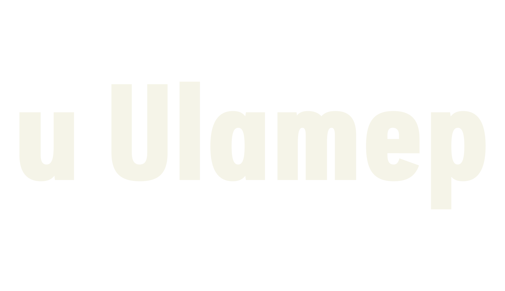 u Ulamep, sans font preview