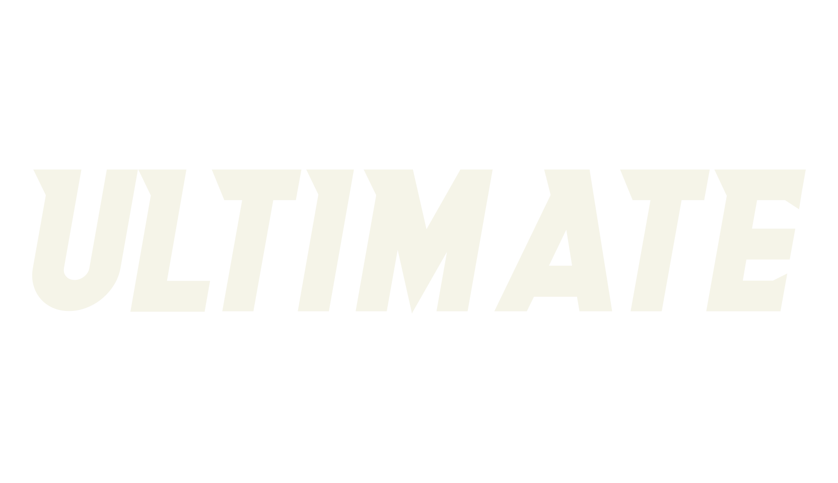 Ultimate, logo font preview