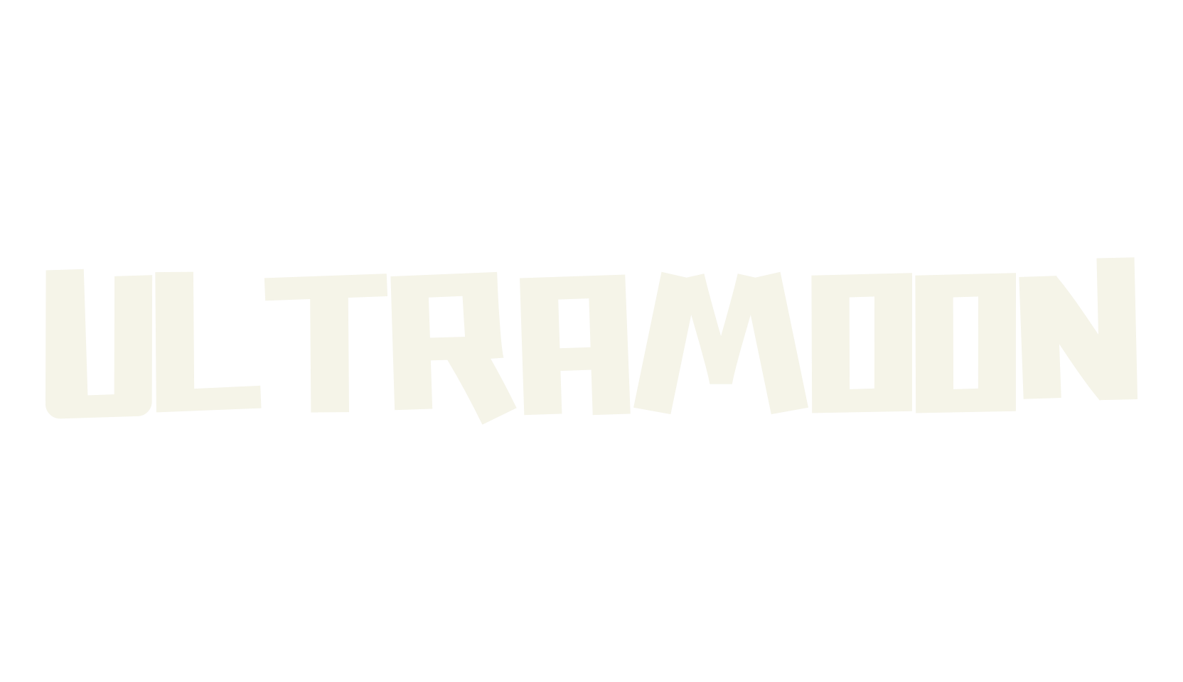 Ultramoon, movies font preview