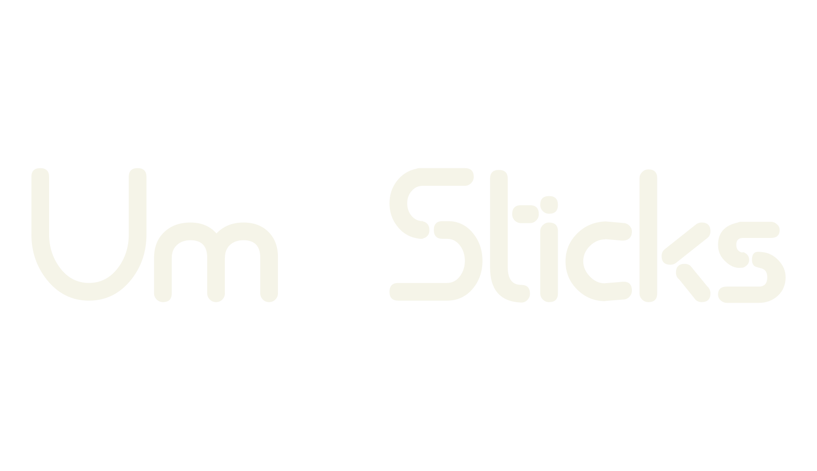 Um Sticks, display market font preview