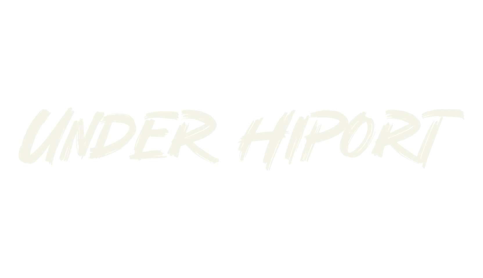 Under Hiport, fashion script font preview