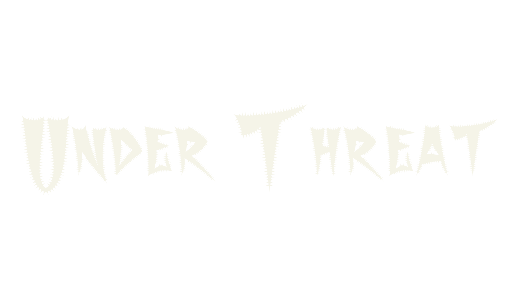Under Threat, custom font preview