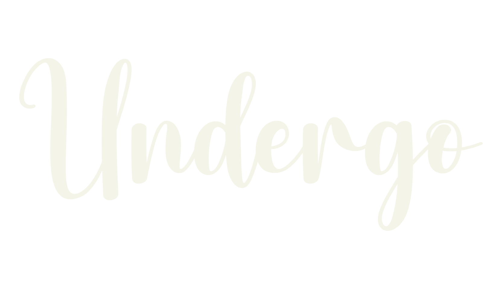 Undergo, calligraphy font preview