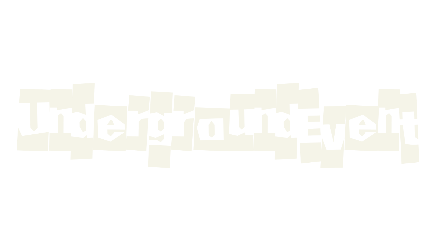 UndergroundEvent, graffiti font preview