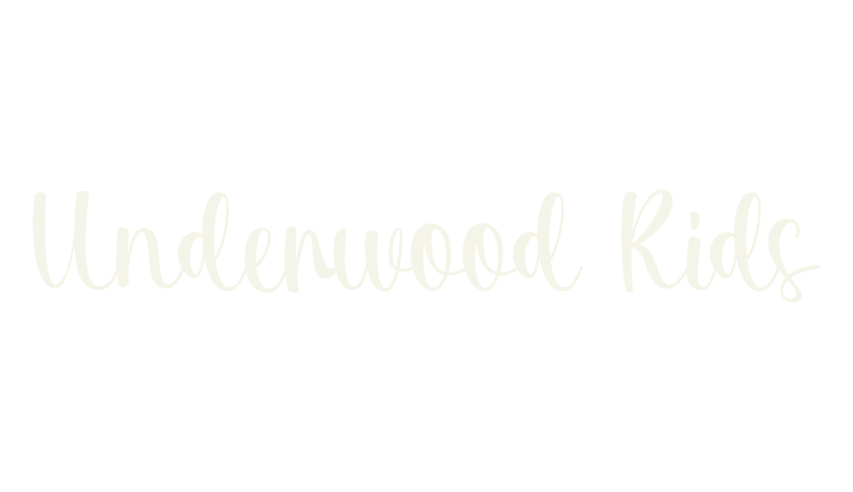 Underwood Kids, calligraphy font preview