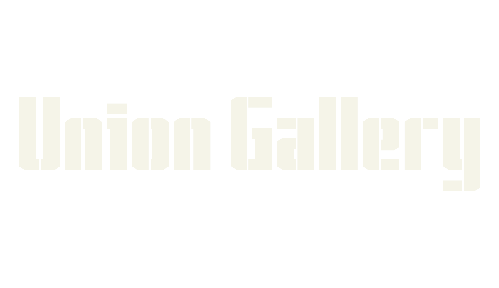 Union Gallery, typewriter font preview