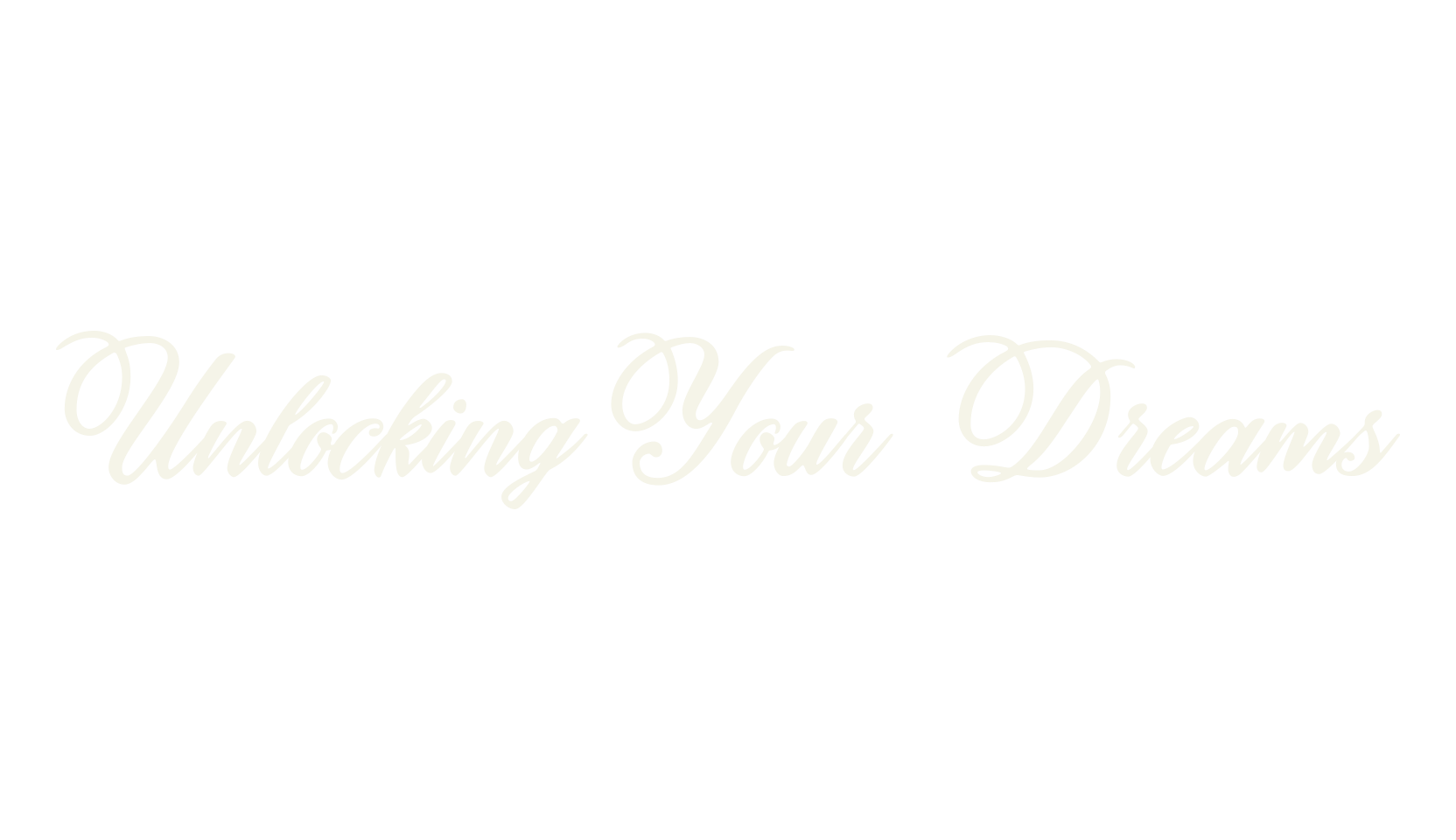 Unlocking Your Dreams, display font preview