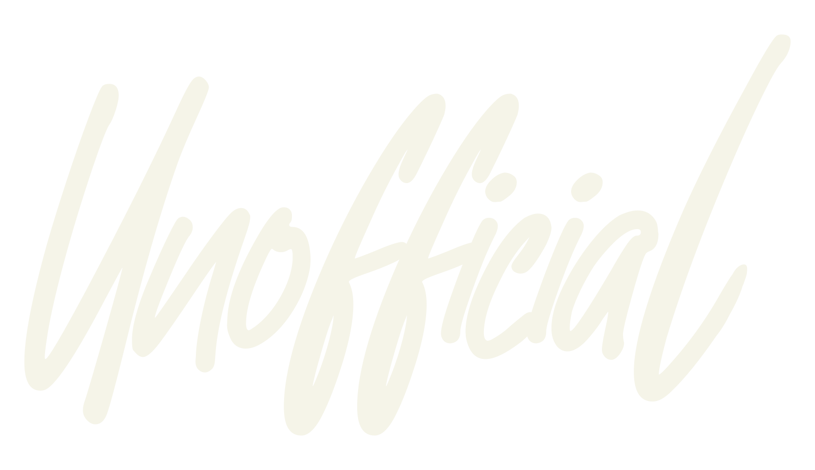 Unofficial, signature font preview