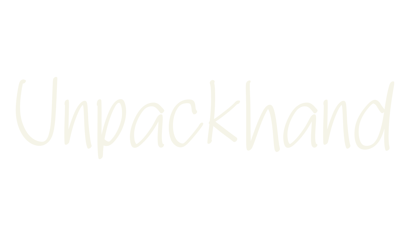 Unpackhand, cool font preview