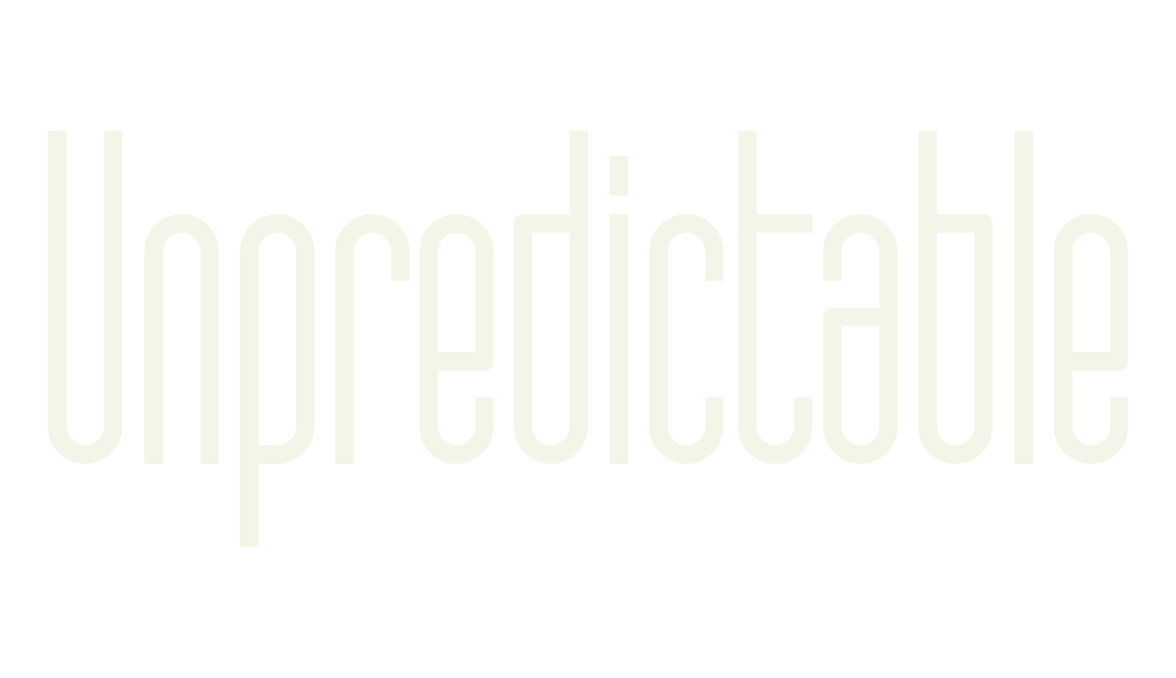 Unpredictable, display market font preview