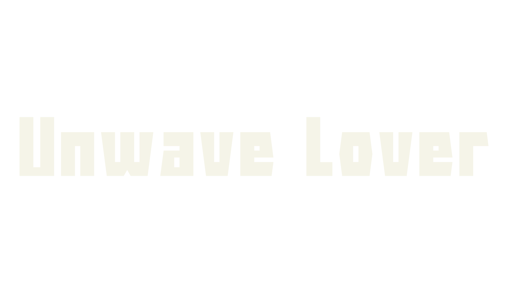 Unwave Lover, 70s font preview
