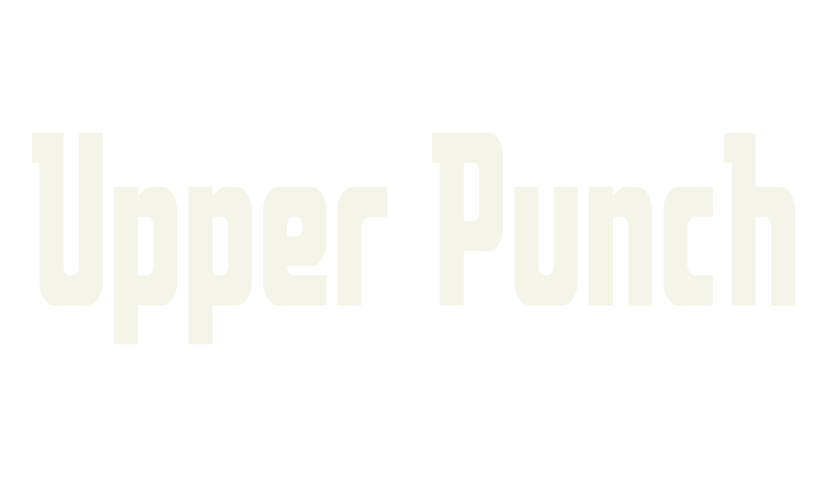 Upper Punch, display market font preview