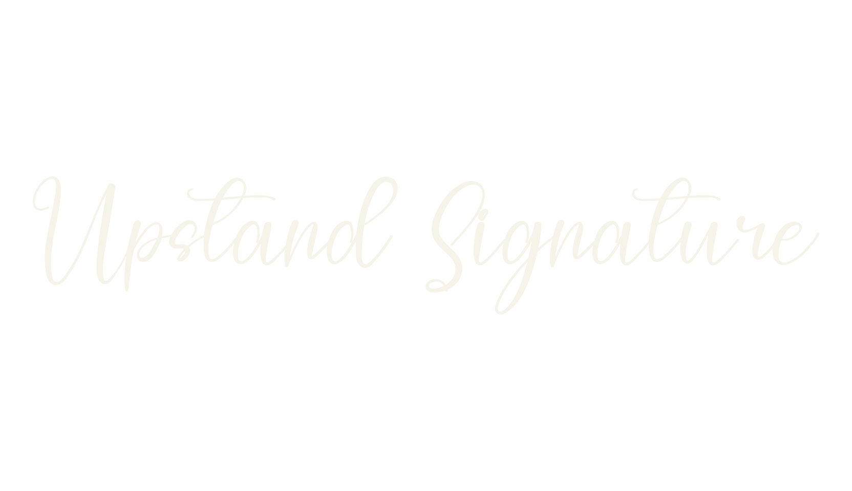 Upstand Signature, birthday font preview