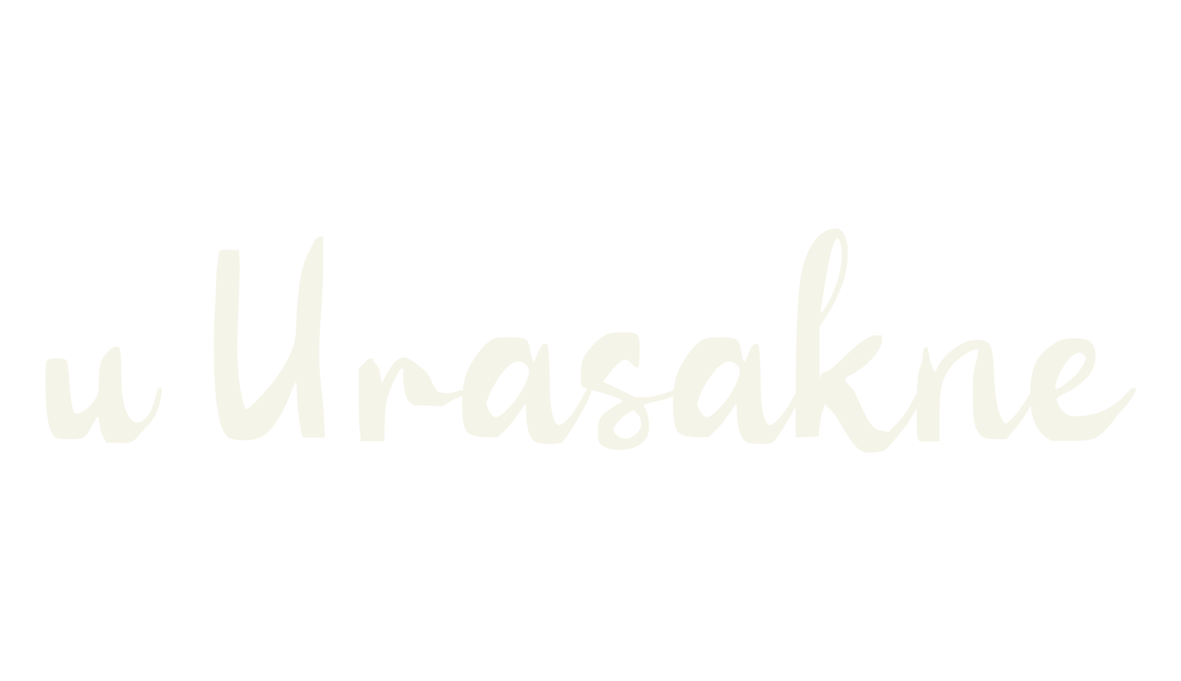 u Urasakne, fashion script font preview