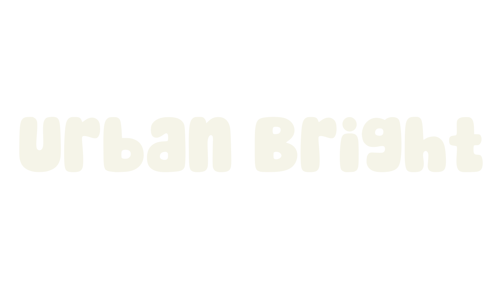 Urban Bright, funky font preview