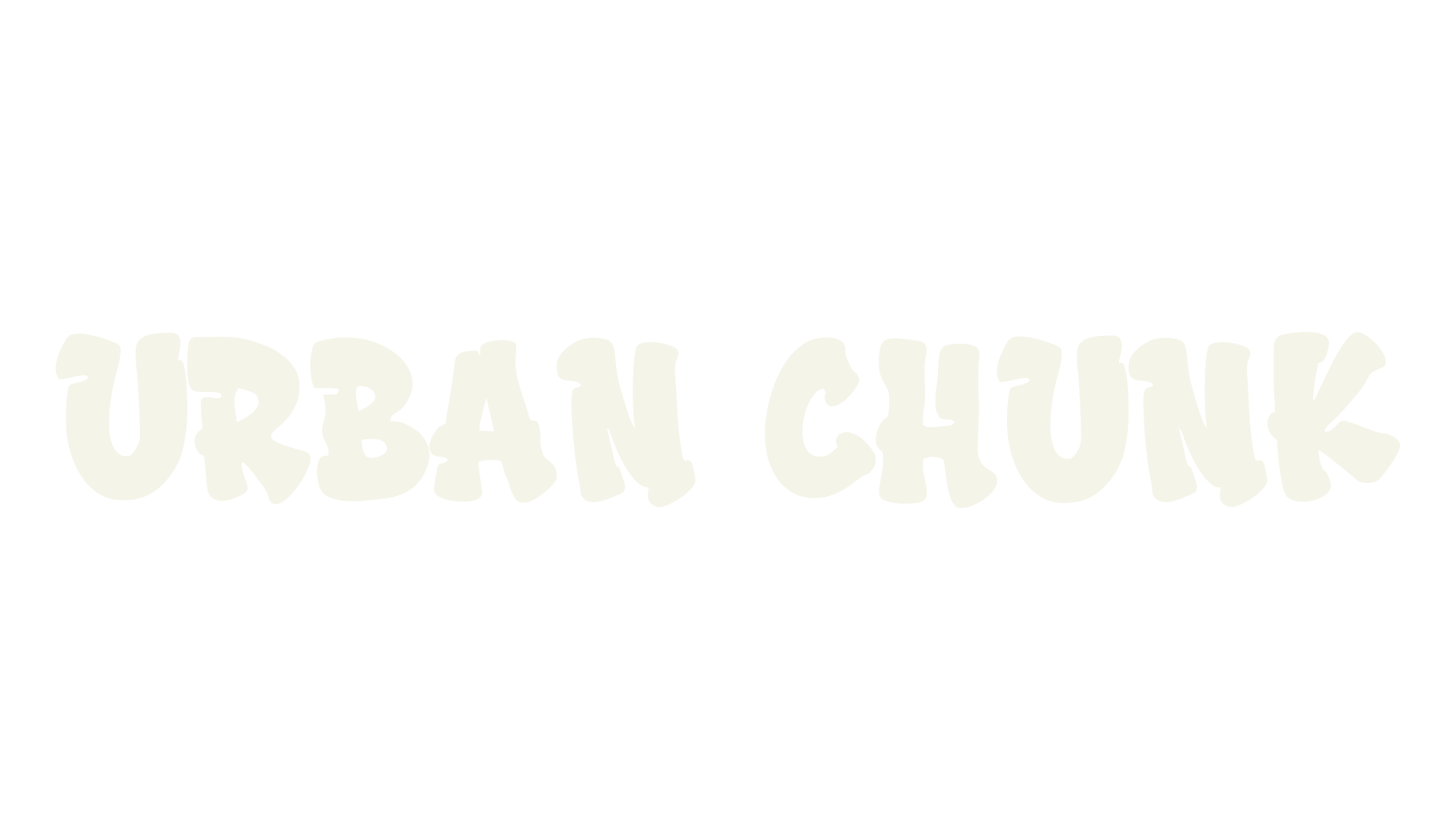 Urban Chunk, graffiti font preview