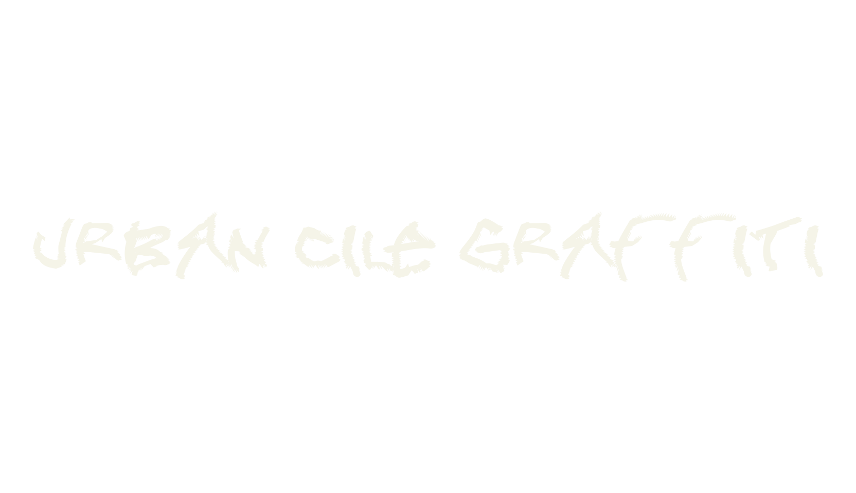 Urban Cile Graffiti, calligraphy font preview