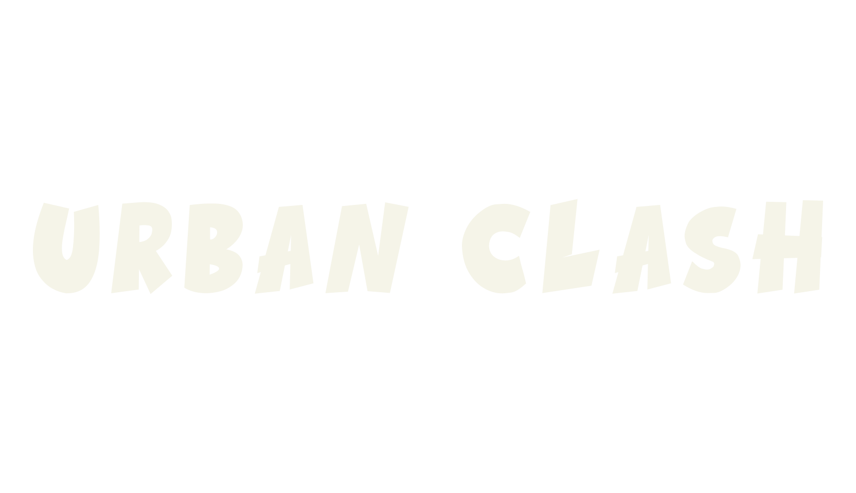 Urban Clash, graffiti font preview