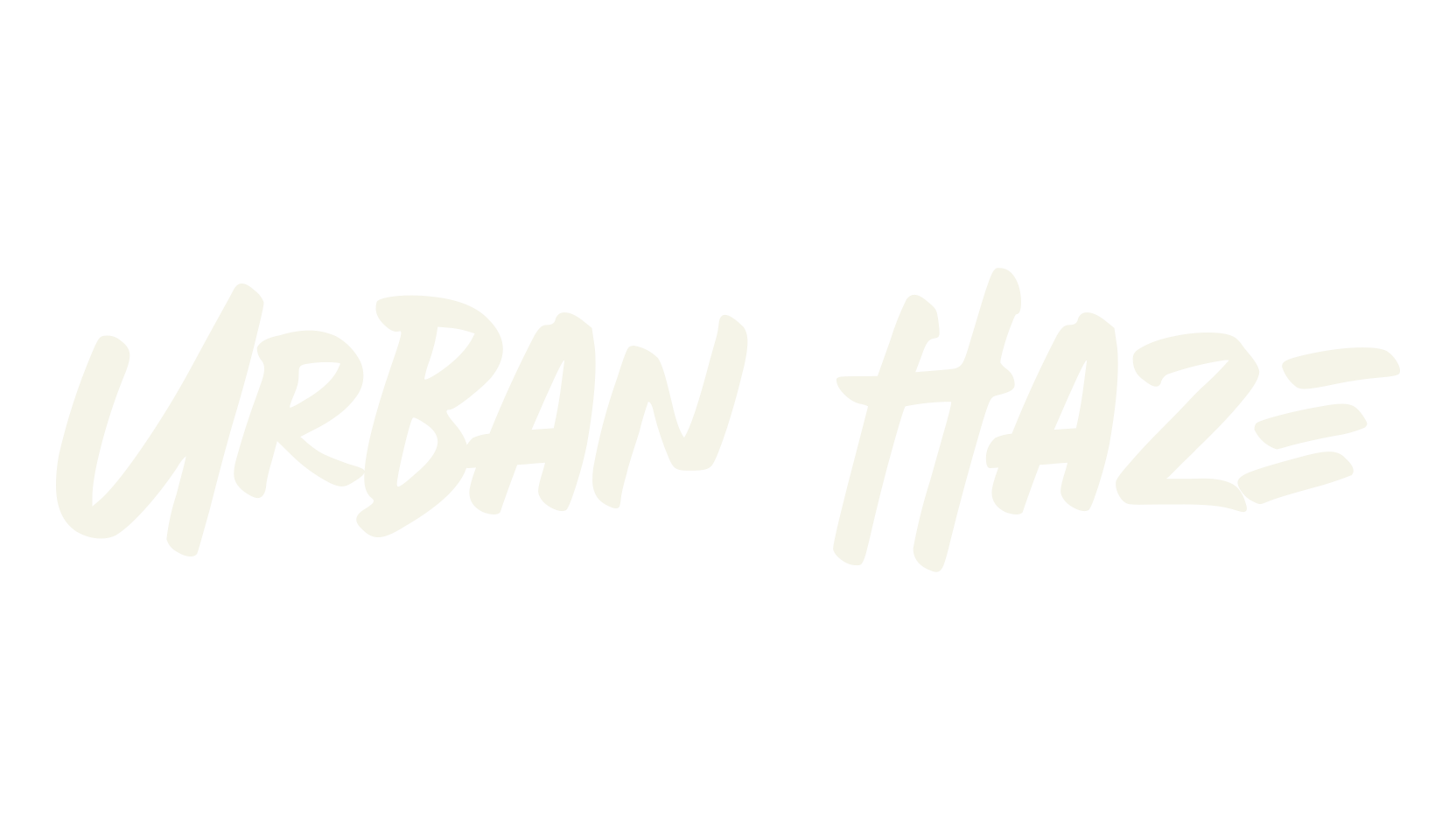 Urban Haze, handwriting font preview
