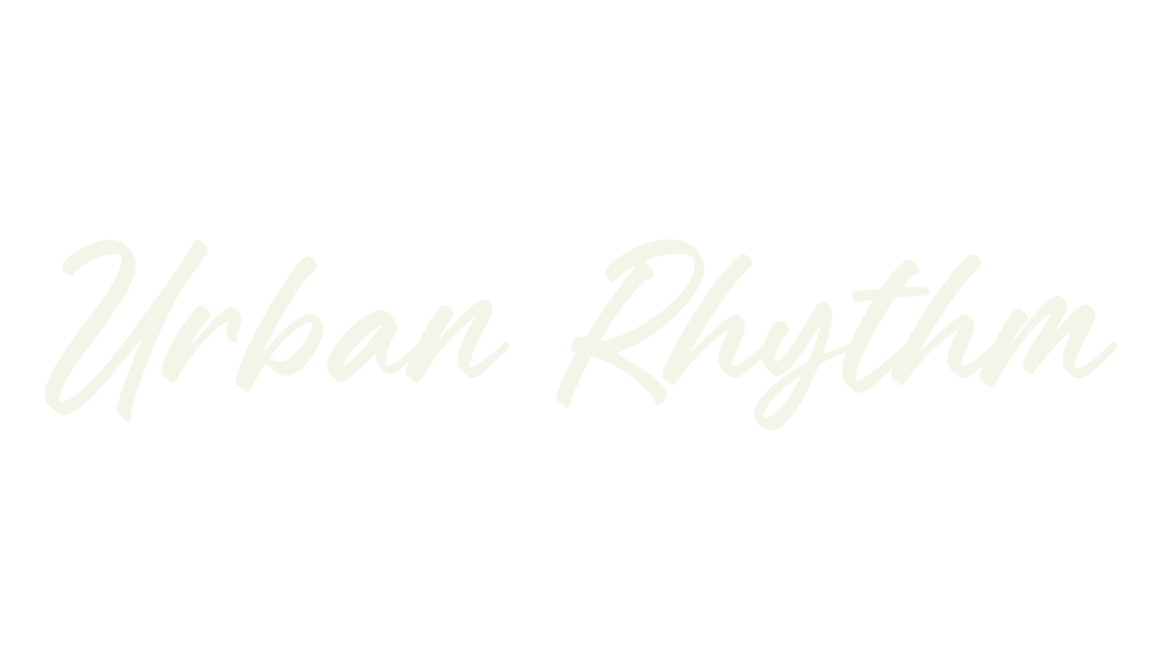 Urban Rhythm, script font preview
