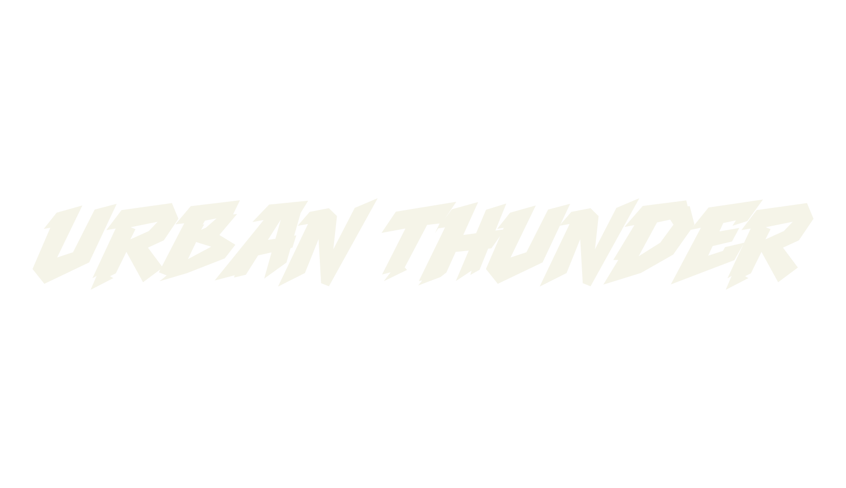 Urban Thunder, graffiti font preview